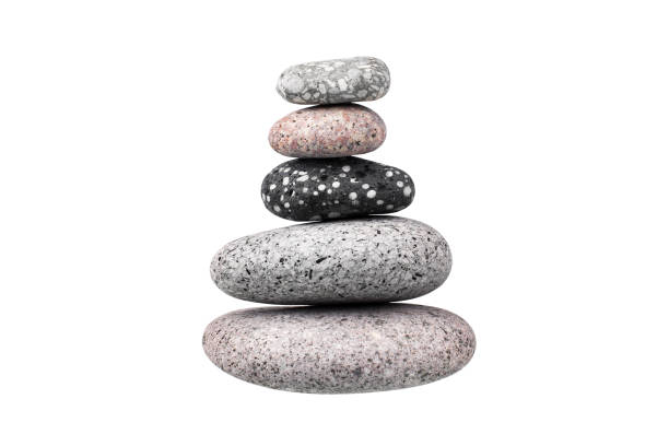 istock Pebble pile on white background isolated close up, stack of balanced zen stones, pyramid of smooth sea pebbles, tower of round cobblestones, yoga rocks heap, stacked balance cobble stone arrangement 1218134262