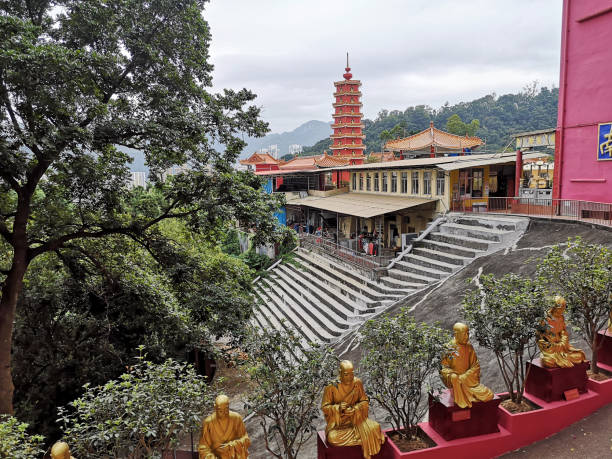 istock Ten Thousand Buddhas temple, Hong Kong 1218135458
