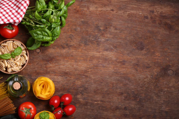 still life italian food pasta