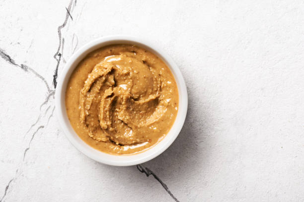 istock Close-up of tasty peanut paste 1218145892