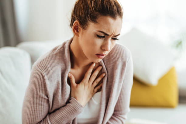 istock I'm worried about this chest pain I have! 1218149037