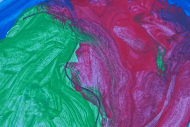 istock bright color watercolor drawing abstraction from spots 1218153393