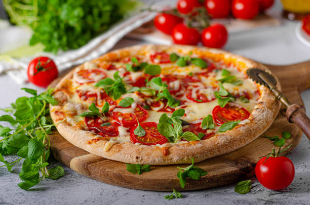 istock Pizza margherita homemade 1218156491