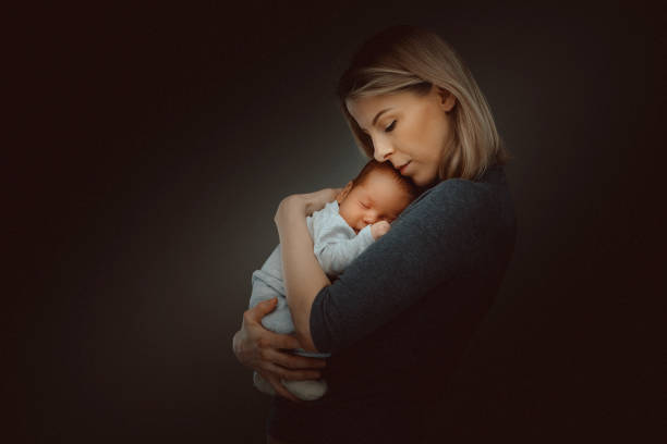 istock Mother and her baby boy 1218158738