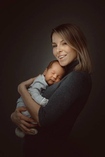 istock Mother and her baby boy 1218158822