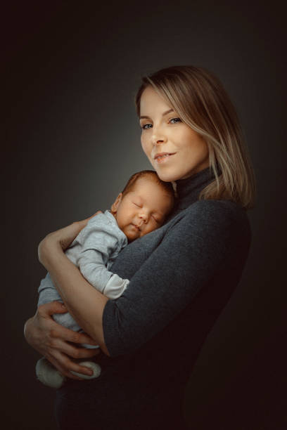 istock Mother and her baby boy 1218158952
