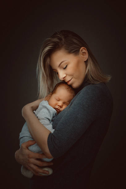 istock Mother and her baby boy 1218158968