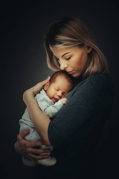 istock Mother and her baby boy 1218159067
