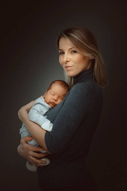 istock Mother and her baby boy 1218159288