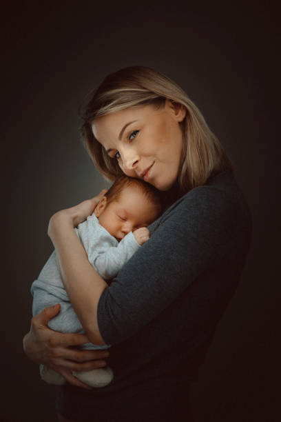 istock Mother and her baby boy 1218159396