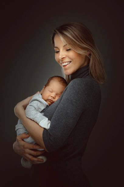 istock Mother and her baby boy 1218159427