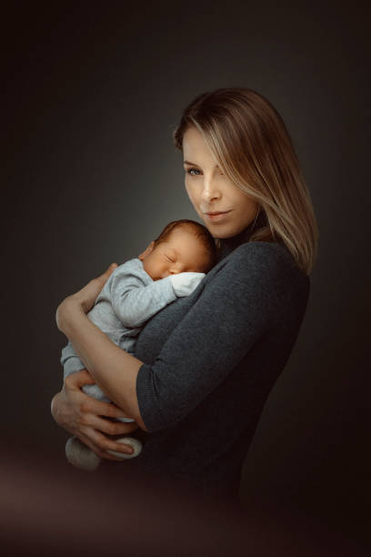 istock Mother and her baby boy 1218159520