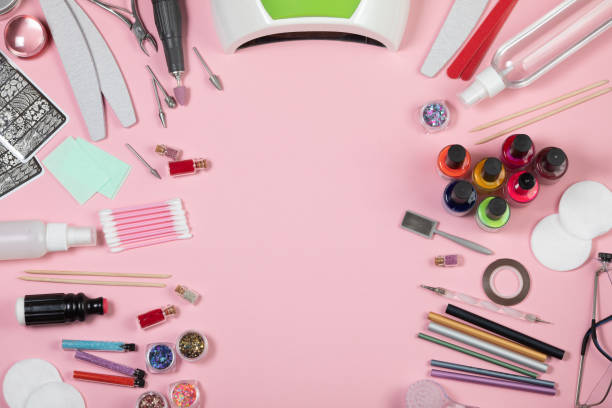 istock Tools for creating and for the treatment of nails. 1218162301