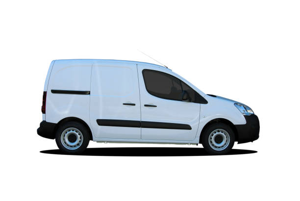 istock white delivery van isolated on white background 1218164088