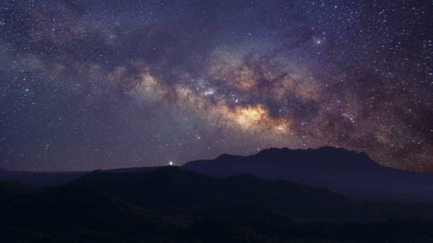 istock Detailed star on sky in Milky way 1218164860