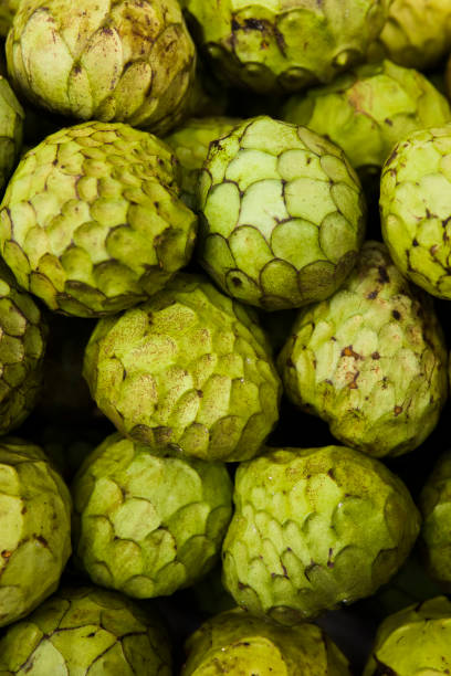 istock Anona da Madeira fruit on the market 1218171179