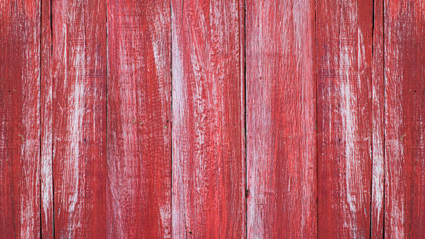 istock Texture painted old wooden wall. red background 1218173456