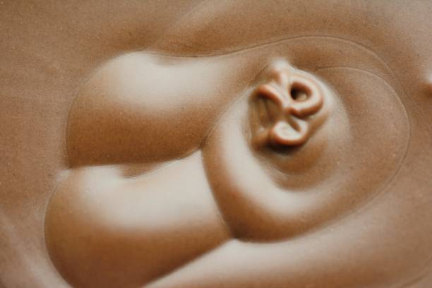 istock Frozen surface of chocolate paste or spread, close-up from above 1218173530