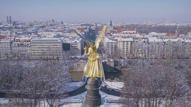 Angel of Peace in Winter/Munich