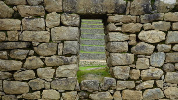 Machu Picchu, Ancient Inca City Ruin, Inca Wall