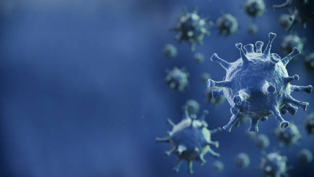 cellule virali al microscopio - hiv virus retrovirus aids foto e immagini stock