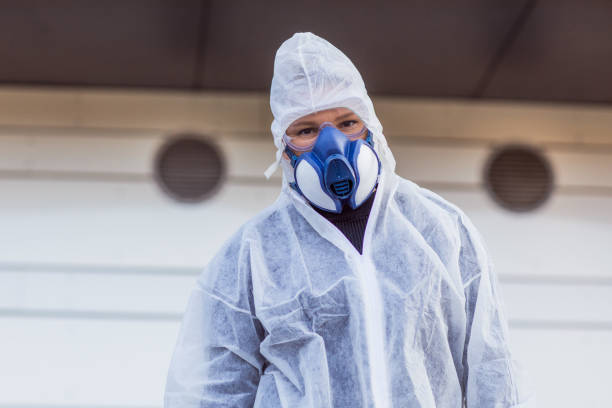 istock A female essential worker wearing a face mask during virus outbreak 1218193498
