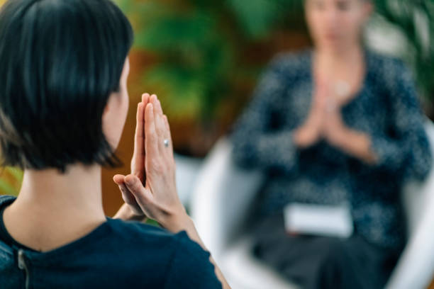 istock Life Coach Working with a Female Client 1218197302