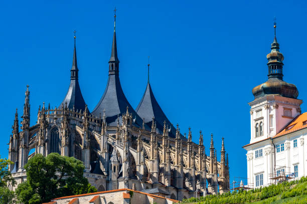 Kutna Hora. St Barbara Cathedral, Unesco site, Czech Republic