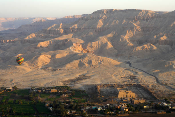 istock Balloon landscapes in Egypt at sunrise 1218201457