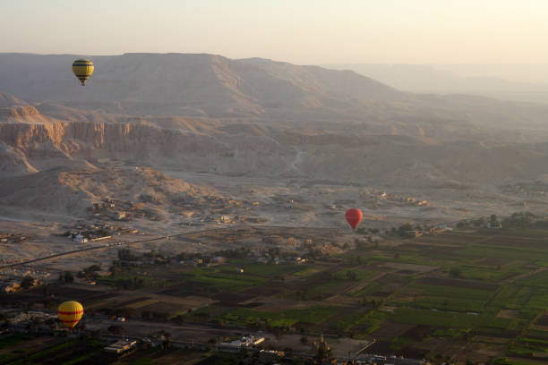 istock Balloon landscapes in Egypt at sunrise 1218201545