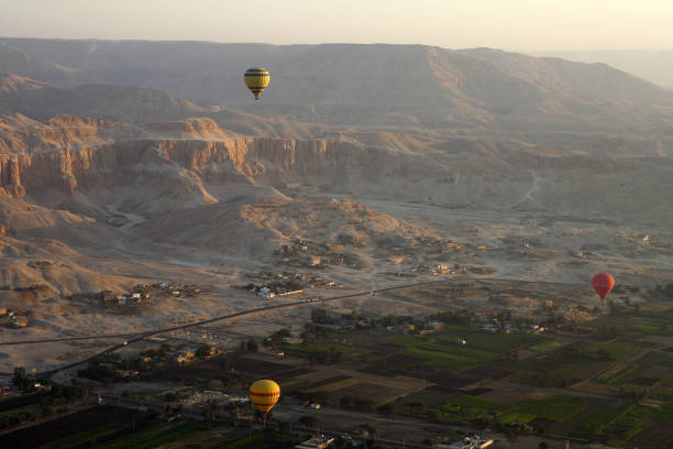 istock Balloon landscapes in Egypt at sunrise 1218201546