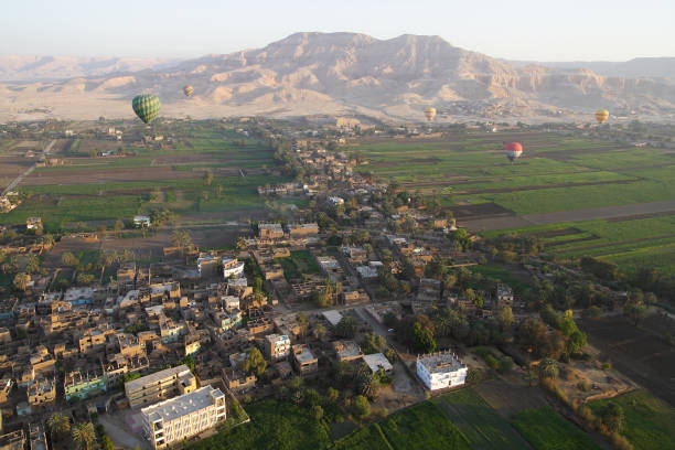 istock Balloon landscapes in Egypt at sunrise 1218201931