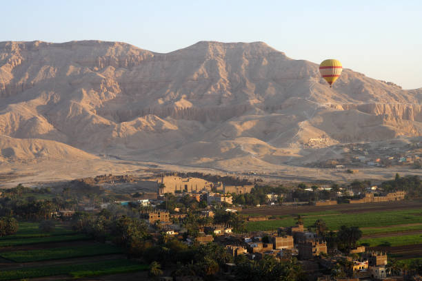 istock Balloon landscapes in Egypt at sunrise 1218206107