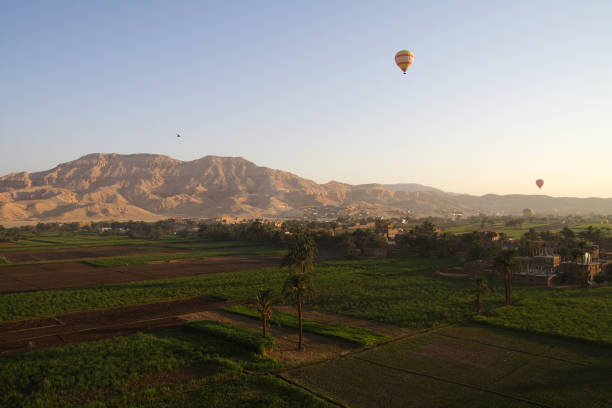 istock Balloon landscapes in Egypt at sunrise 1218206773