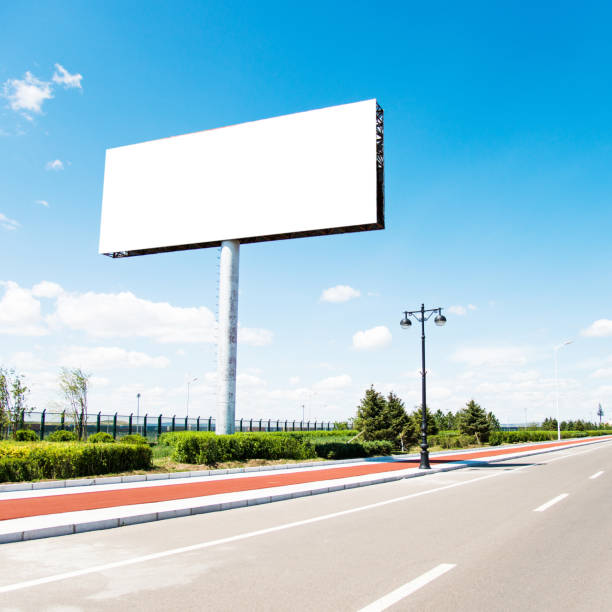istock Blank billboard on the side of the road 1218207576