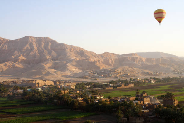 istock Balloon landscapes in Egypt at sunrise 1218209339