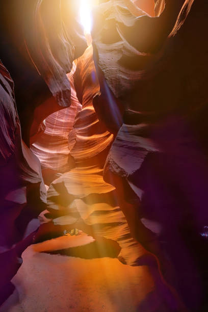 Light Beams Inside Antelope Canyon