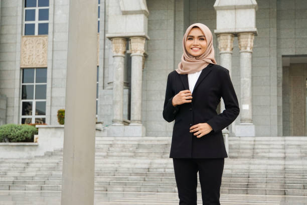 Confident muslim woman stock photo stock photo