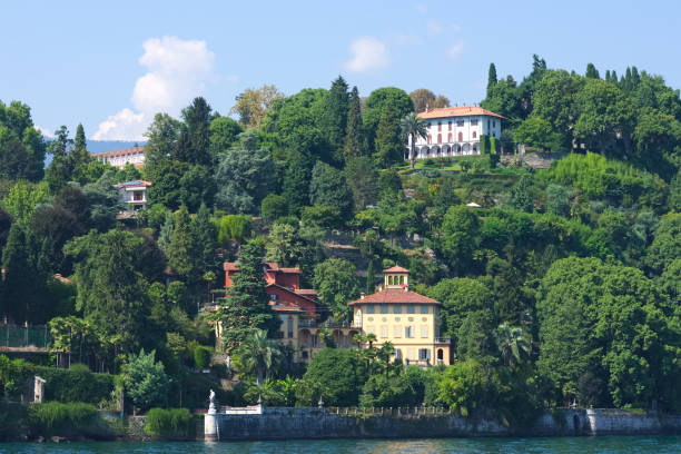 istock luxury villas on Lago Maggiore 1218224015