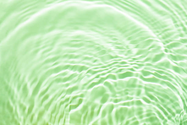 istock Turquoise green transparent water cosmetic gel tonic multi-colored background 1218226446