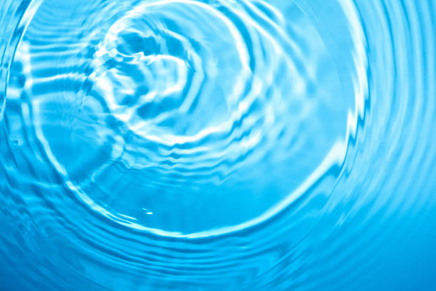 istock Clear transparent water cosmetic blue grey gel tonic multi-colored background 1218226727