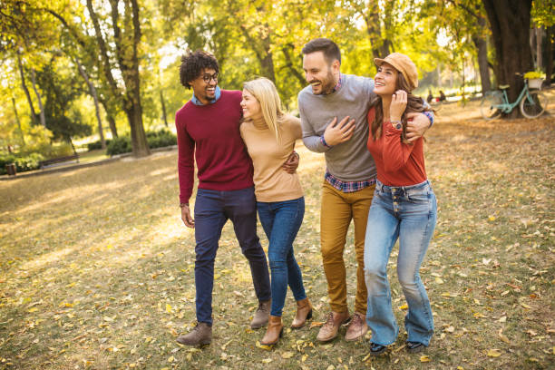 istock Best friends enjoying their time at park 1218232100