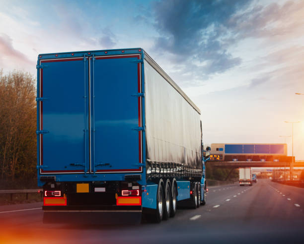 istock Lorry transport motion traffic transport 1218237457