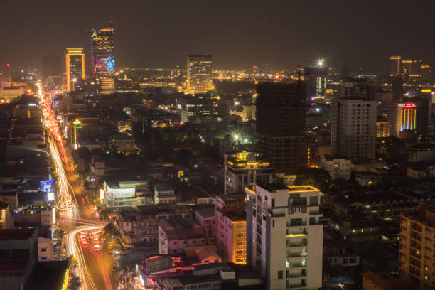 istock PHNOM PENH, CAMBODIA - JANUARY 30, 2019: Evening in Phnom Penh. 1218242713