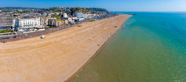 istock Aerial view of Hastings, UK 1218242748