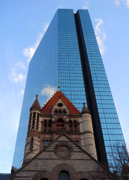 istock Trinity Church, Boston, with John Hancock Tower behind 1218247795