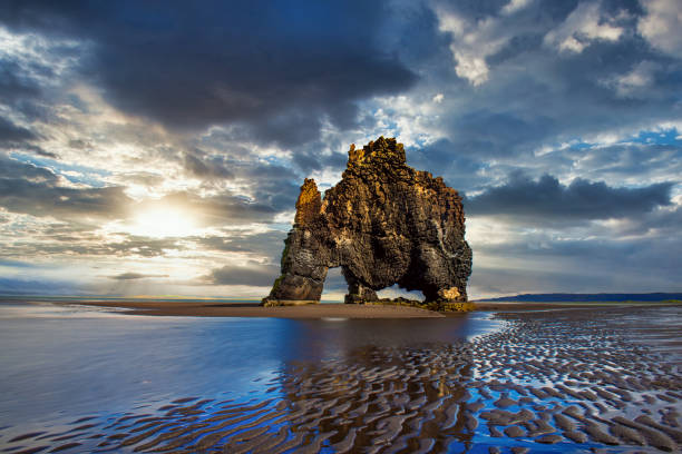 istock Hvitserkur rock in Iceland 1218250362