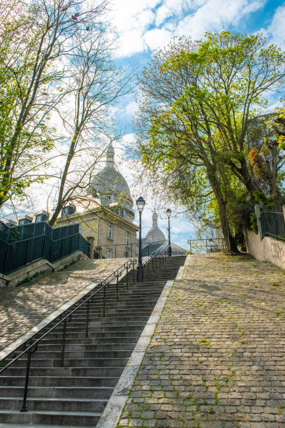 istock Paris, Montmartre, romantic staircase 1218253570