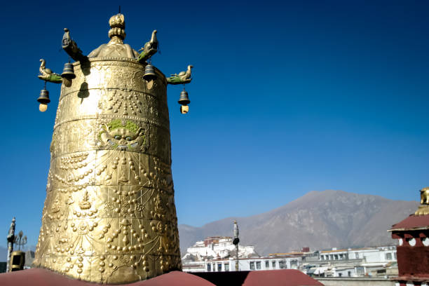 Roof decoration of Shalu Monastery near Shigatse, Tibet