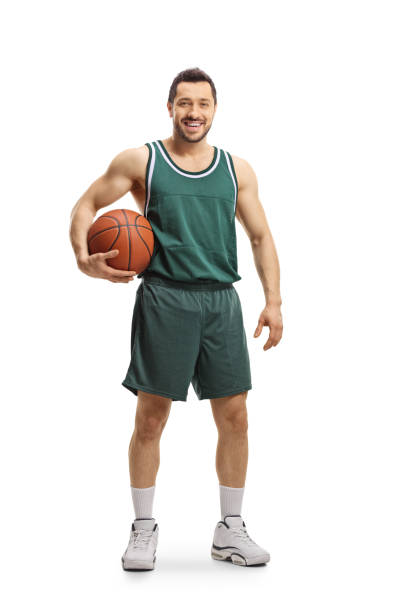 istock Basketball player holding a ball 1218259674